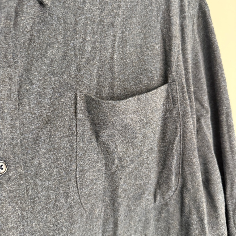 J°S.A. Bank 1905 Men’s Button Up Shirt Tailored Fit Gray Cotton XL - Picture 3 of 5